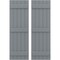 Ekena Millwork Americraft 5-Board, 3 Batten Exterior Real Wood Joined Board-n-Batten Shutters, ARW401BB518X32CHH, PR ARW401BB518X32CHH - alternate 1